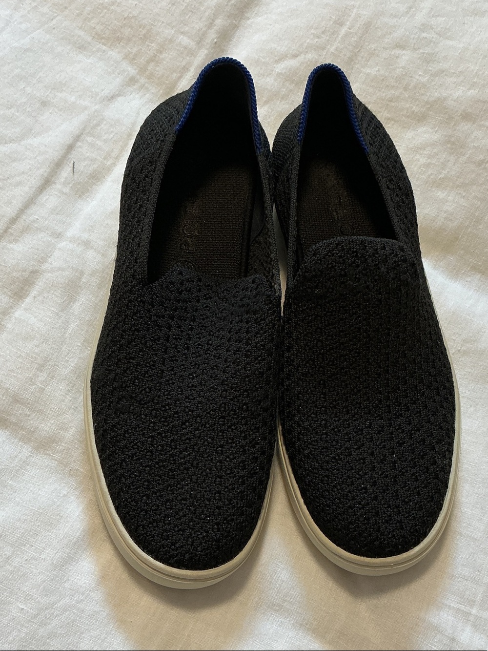 Rothy’s black slip on sneakers size 8.5